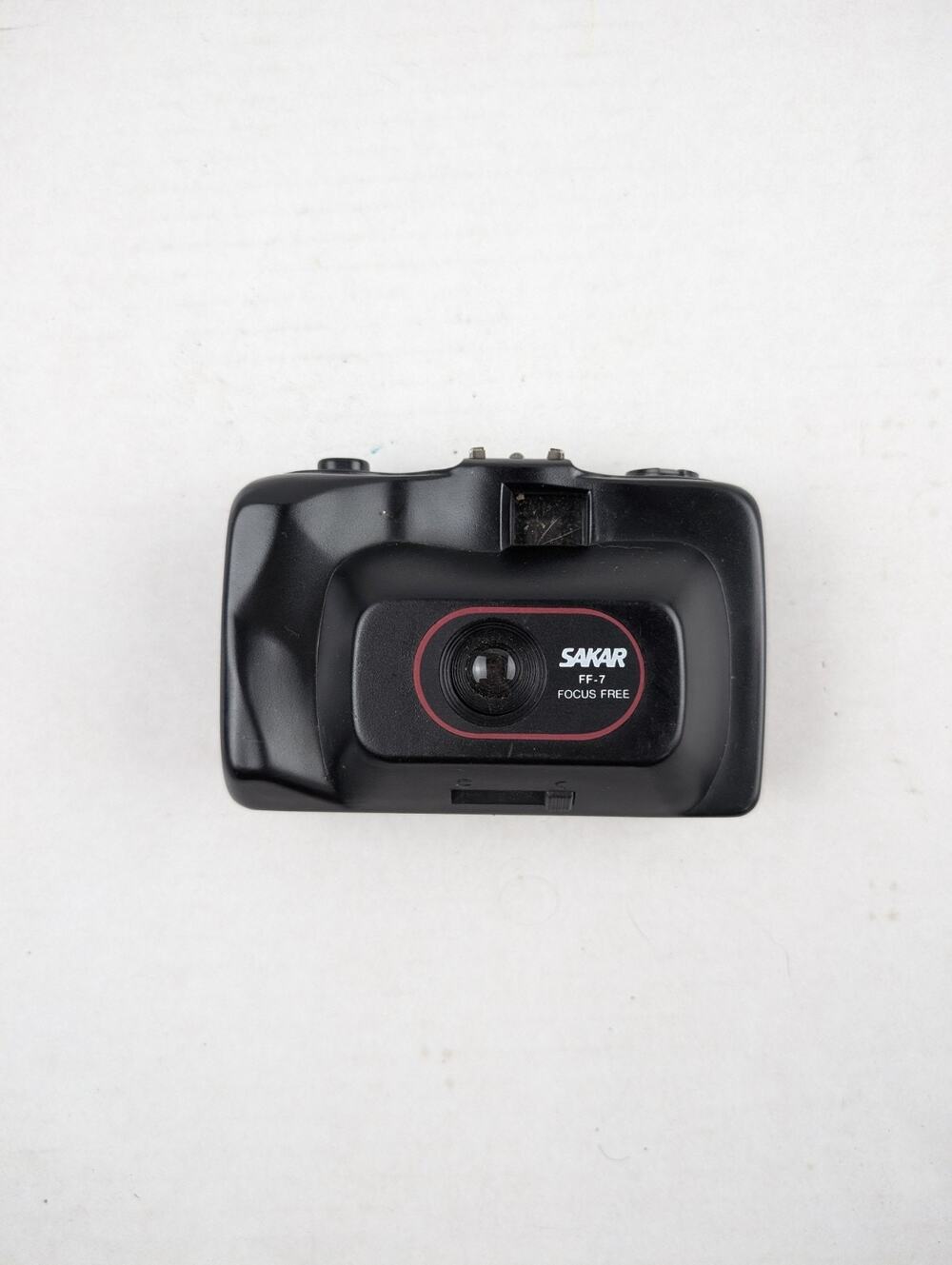 Sakar FF-7 35mm Film Camera Focus Free Point Shoot Untested Vintage Black